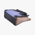 luggage nano shopper Blue×Black×Beige Leather×Suede F-ZP-0142ラゲージナノショッパー ブルー×ブラック×ベージュ レザー×スエード F-ZP-0142