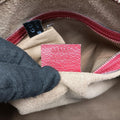 Pre-owned Gucci GG SUPREME Beige × Dark Brown × Multi PVC coated canvas×Leather 409529 shoulderbag | stylenewstar