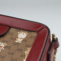 Vintage Gucci Doraemon collaboration Red×beige×multi PVC coated canvas×Leather 655596 shoulderbag | stylenewstar