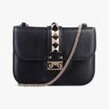 Rockstud Glam Lock Black Leather BL-L312VIT2ロックスタッズグラムロックスモール ブラック レザー BL-L312VIT2