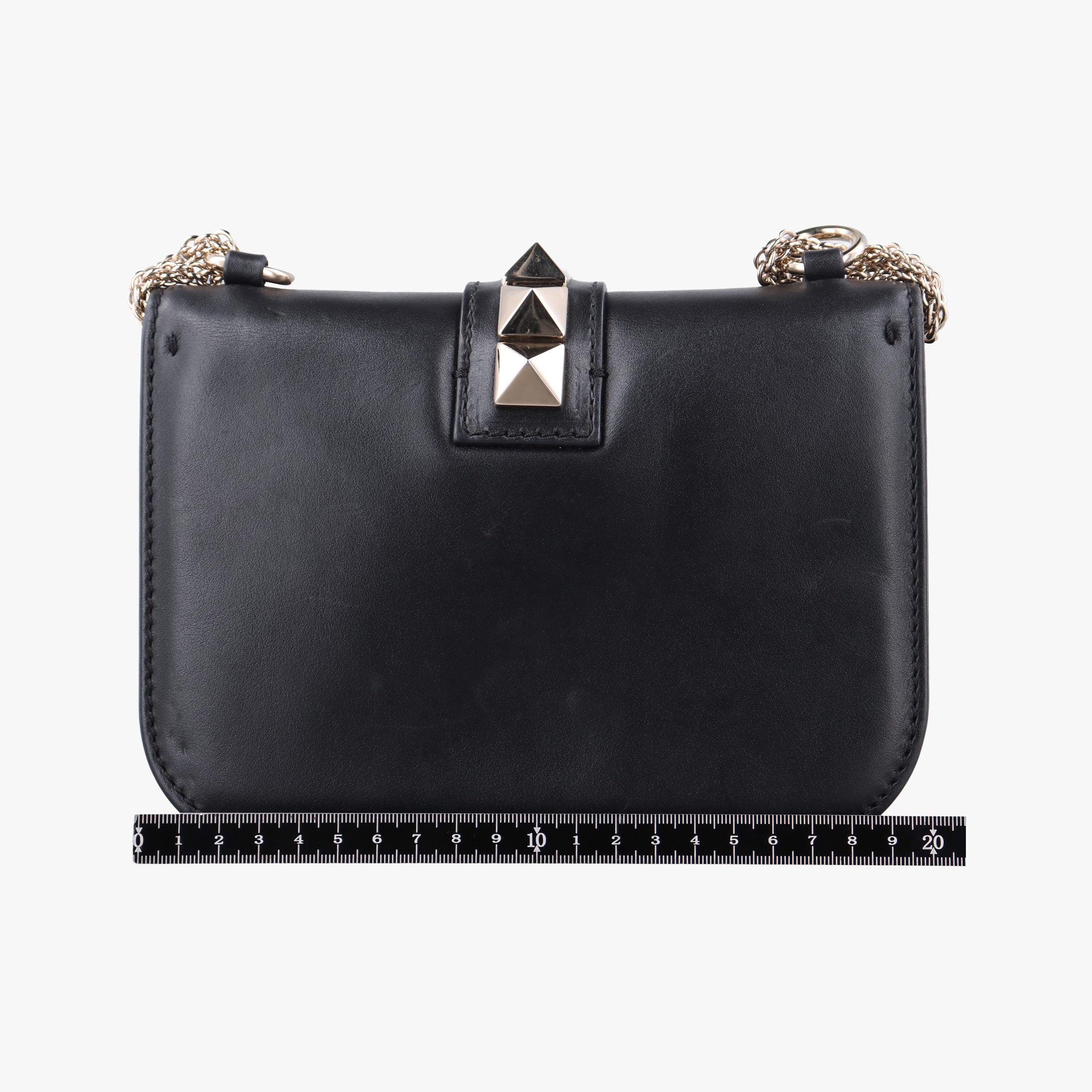 Rockstud Glam Lock Black Leather BL-L312VIT2ロックスタッズグラムロックスモール ブラック レザー BL-L312VIT2