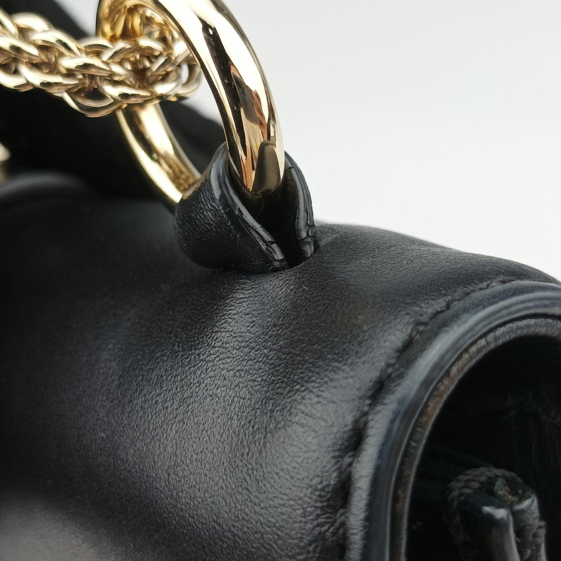Rockstud Glam Lock Black Leather BL-L312VIT2ロックスタッズグラムロックスモール ブラック レザー BL-L312VIT2
