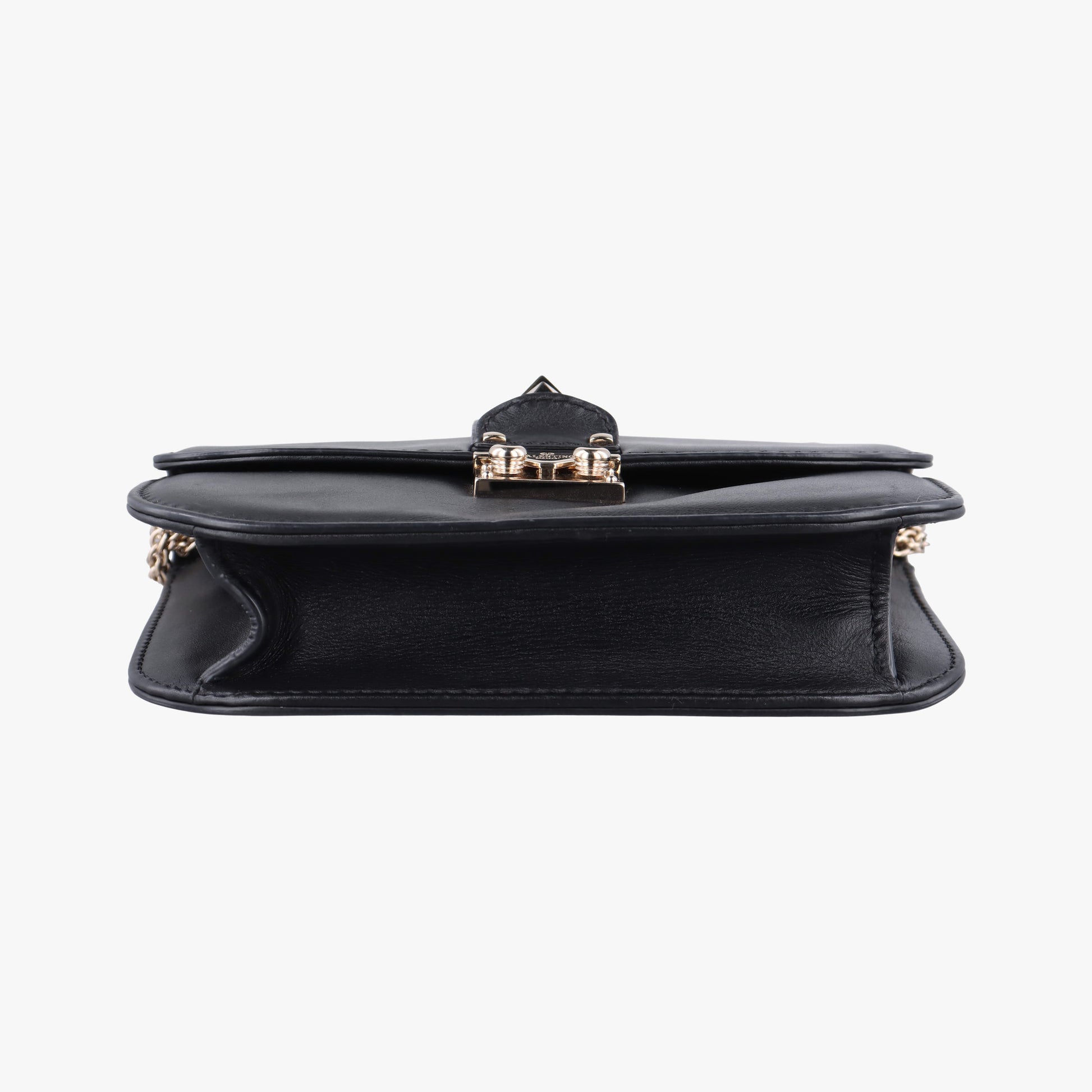 Rockstud Glam Lock Black Leather BL-L312VIT2ロックスタッズグラムロックスモール ブラック レザー BL-L312VIT2