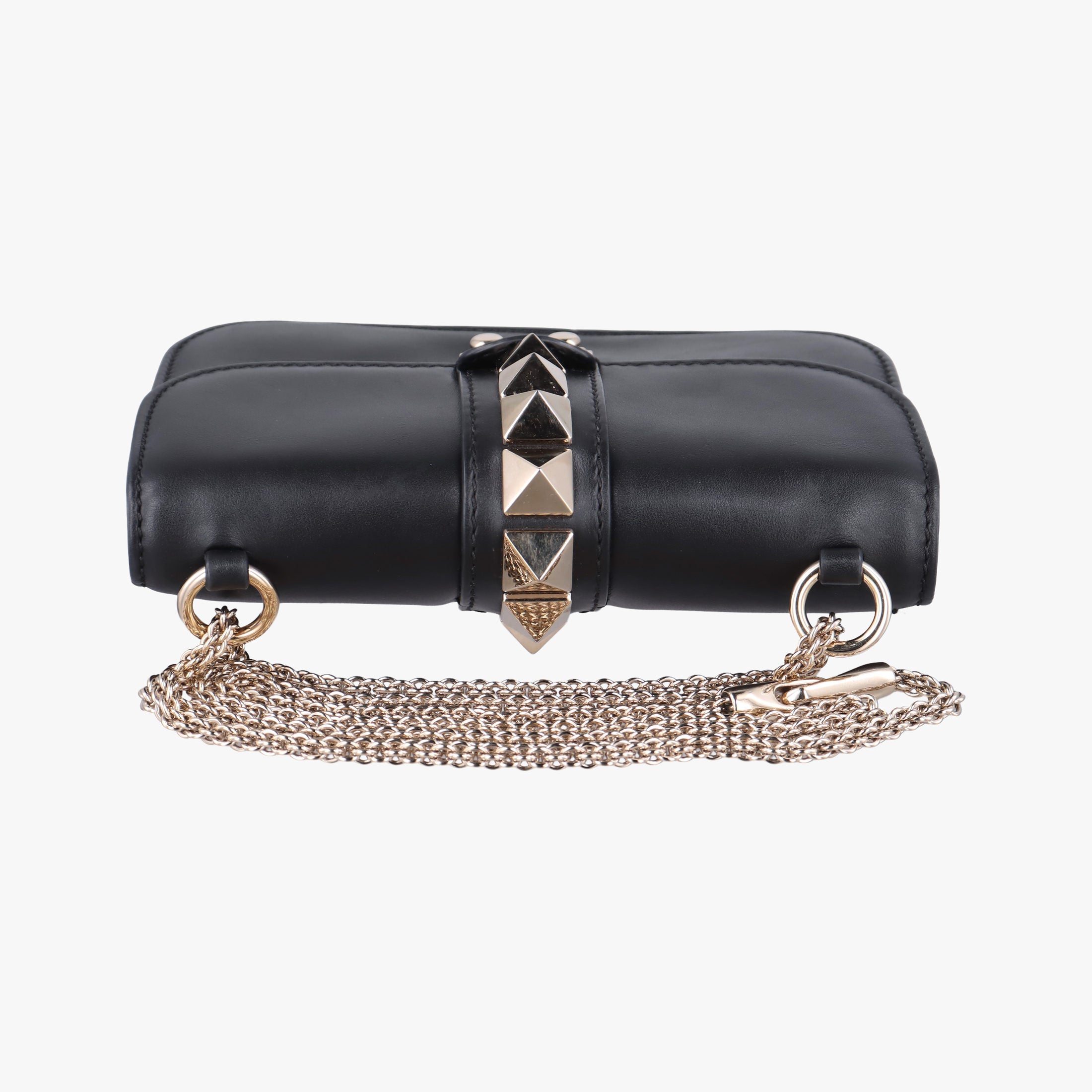 Rockstud Glam Lock Black Leather BL-L312VIT2ロックスタッズグラムロックスモール ブラック レザー BL-L312VIT2
