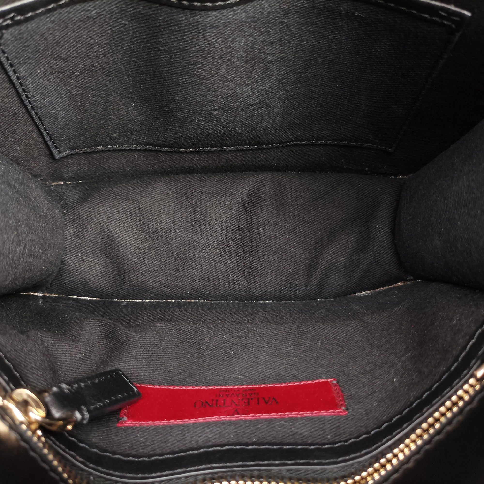 Rockstud Glam Lock Black Leather BL-L312VIT2ロックスタッズグラムロックスモール ブラック レザー BL-L312VIT2