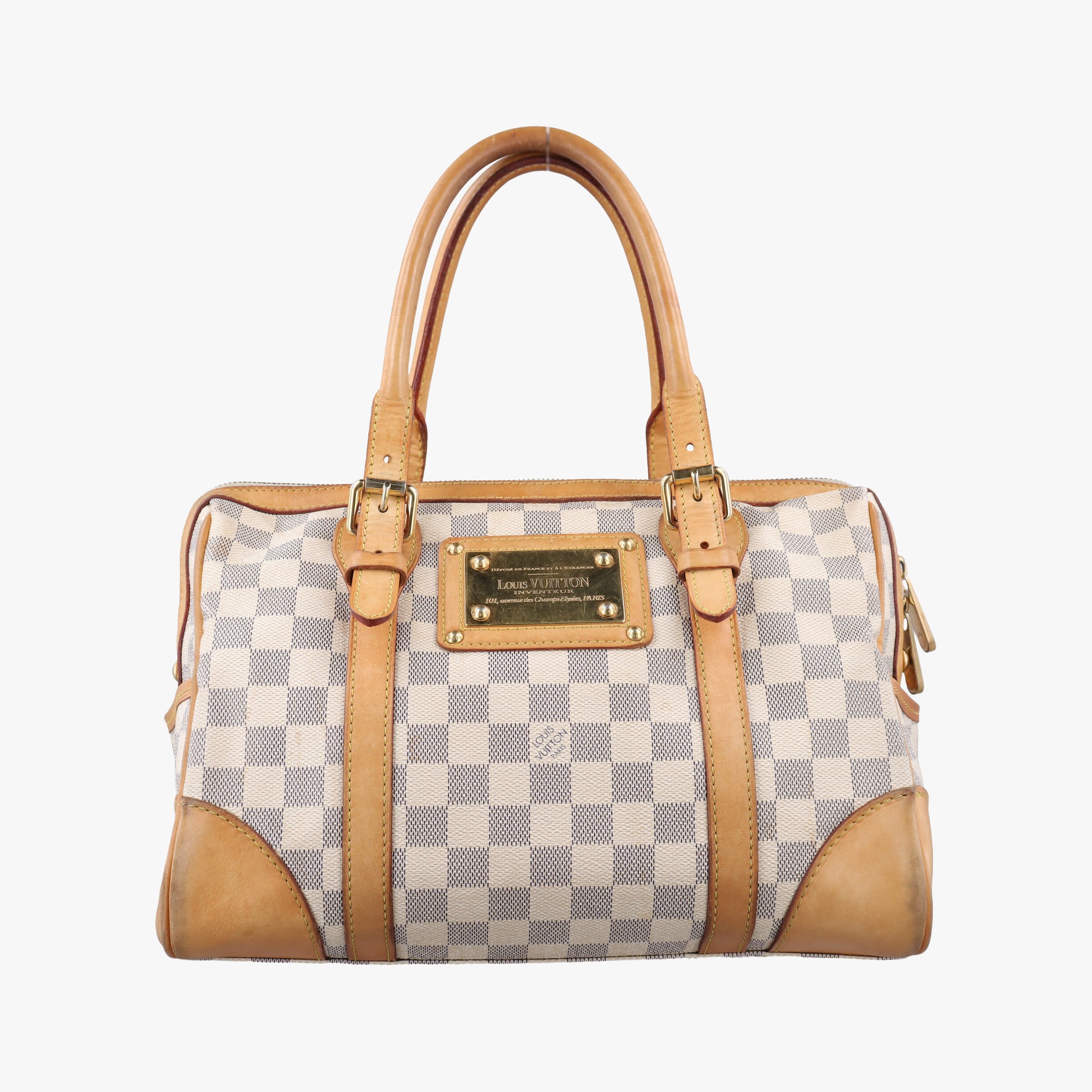 Secondhand Louis Vuitton BERKELEY Azur Damier Canvas N52001 handbag | stylenewstar
