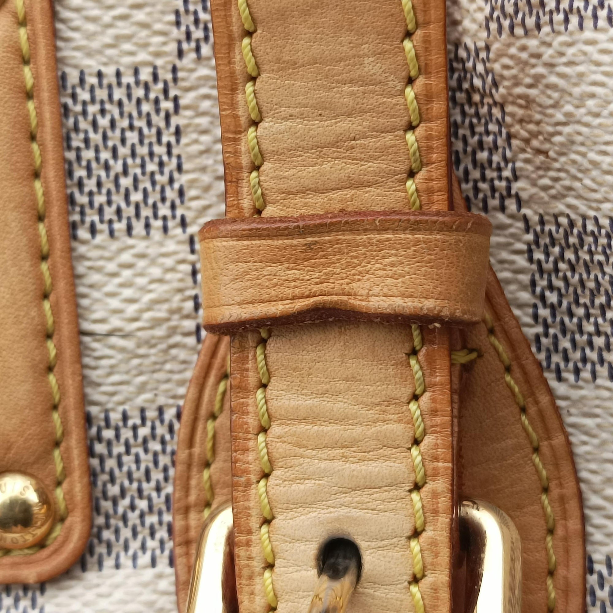 Secondhand Louis Vuitton BERKELEY Azur Damier Canvas N52001 handbag | stylenewstar