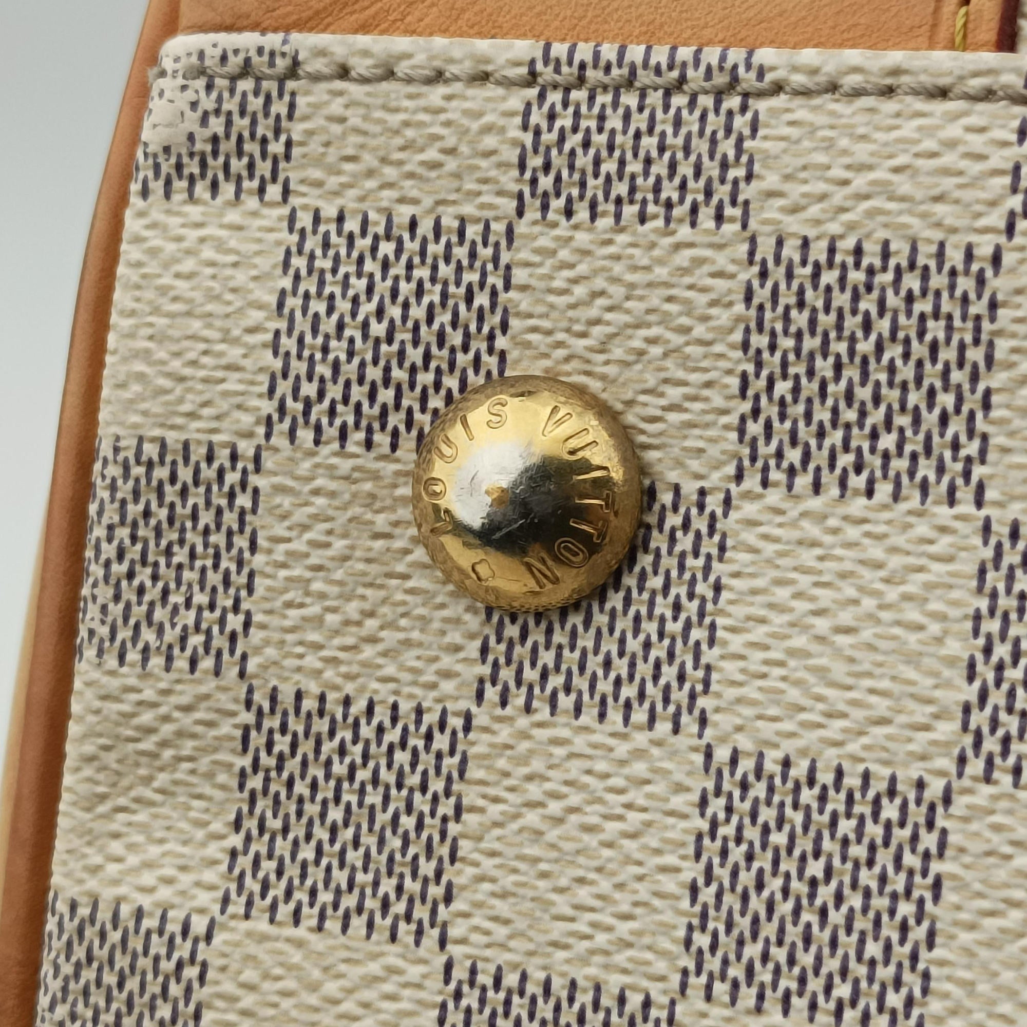 Secondhand Louis Vuitton BERKELEY Azur Damier Canvas N52001 handbag | stylenewstar