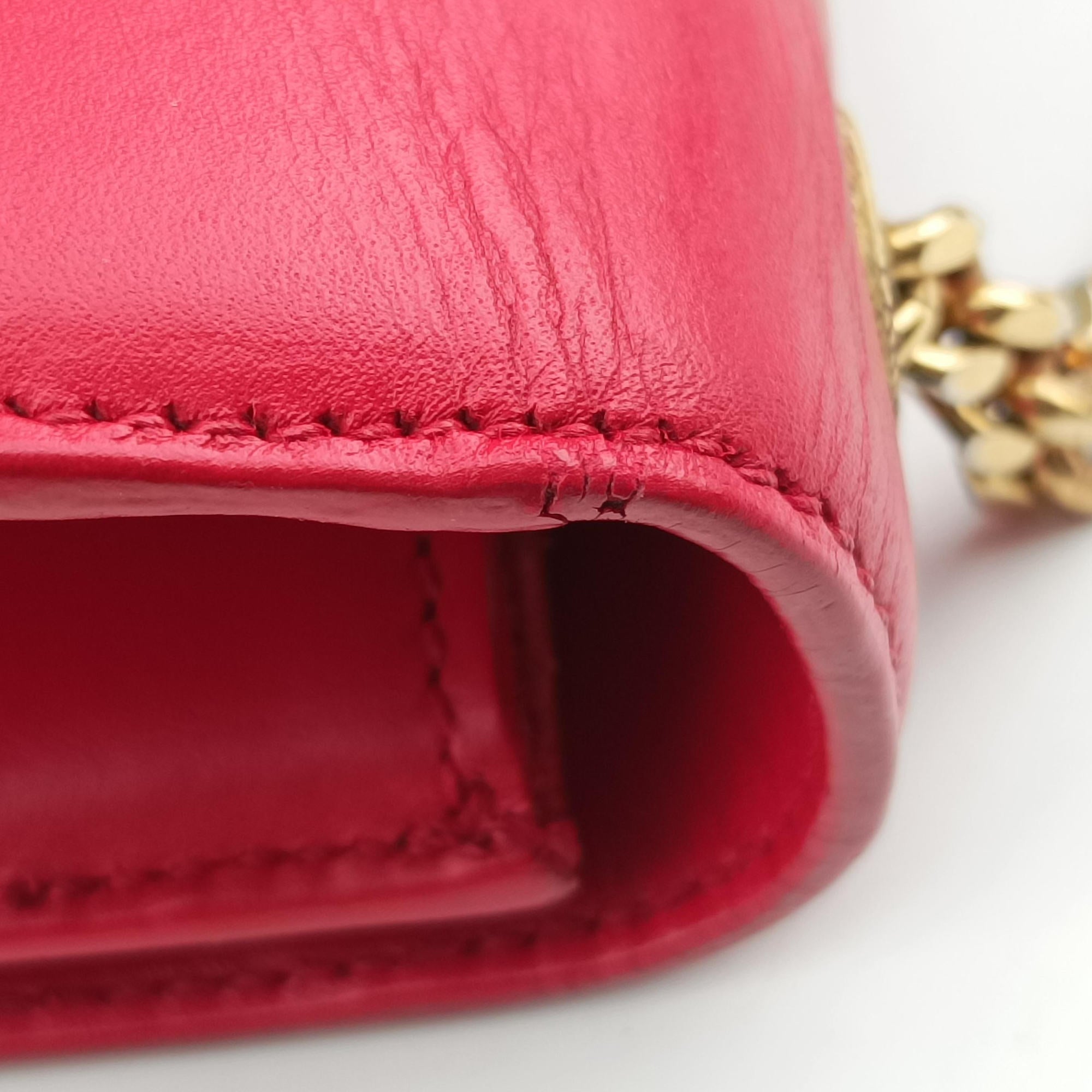 Vintage Yves Saint Laurent KATE Red Leather 354119 shoulderbag | stylenewstar