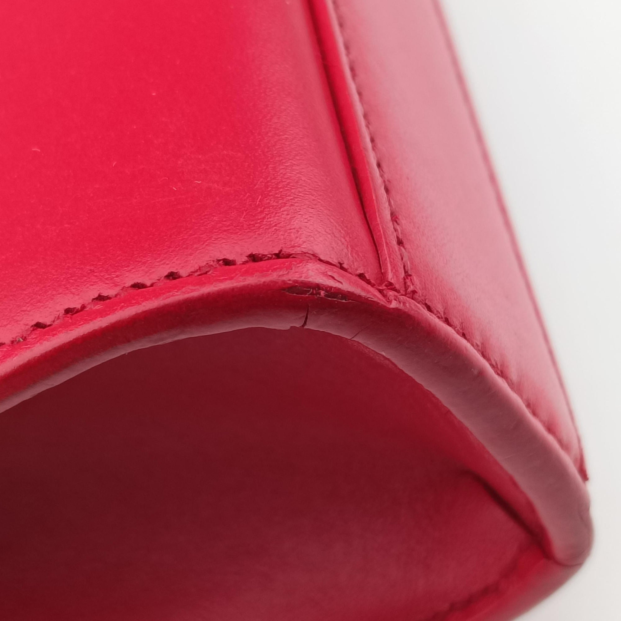 Vintage Yves Saint Laurent KATE Red Leather 354119 shoulderbag | stylenewstar