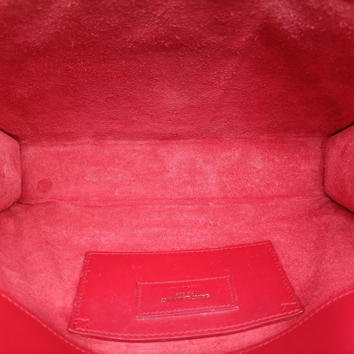 Vintage Yves Saint Laurent KATE Red Leather 354119 shoulderbag | stylenewstar