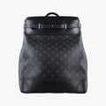 Steamer Backpack Black Monogram Eclipse Coated Canvas M44052 スティーマーバックパック ブラック モノグラム エクリプス  コーティングキャンバス M44052 