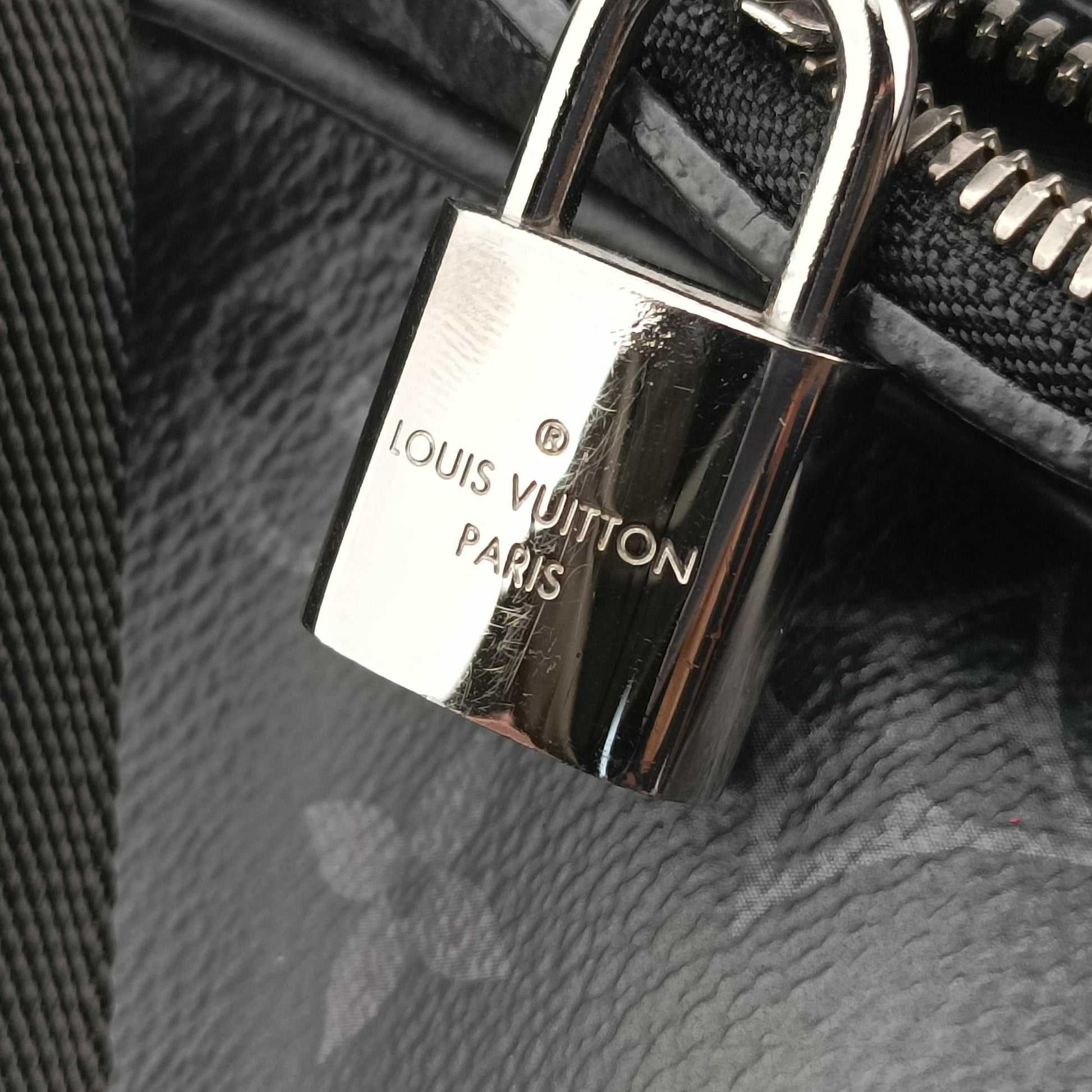 Steamer Backpack Black Monogram Eclipse Coated Canvas M44052 スティーマーバックパック ブラック モノグラム エクリプス  コーティングキャンバス M44052 