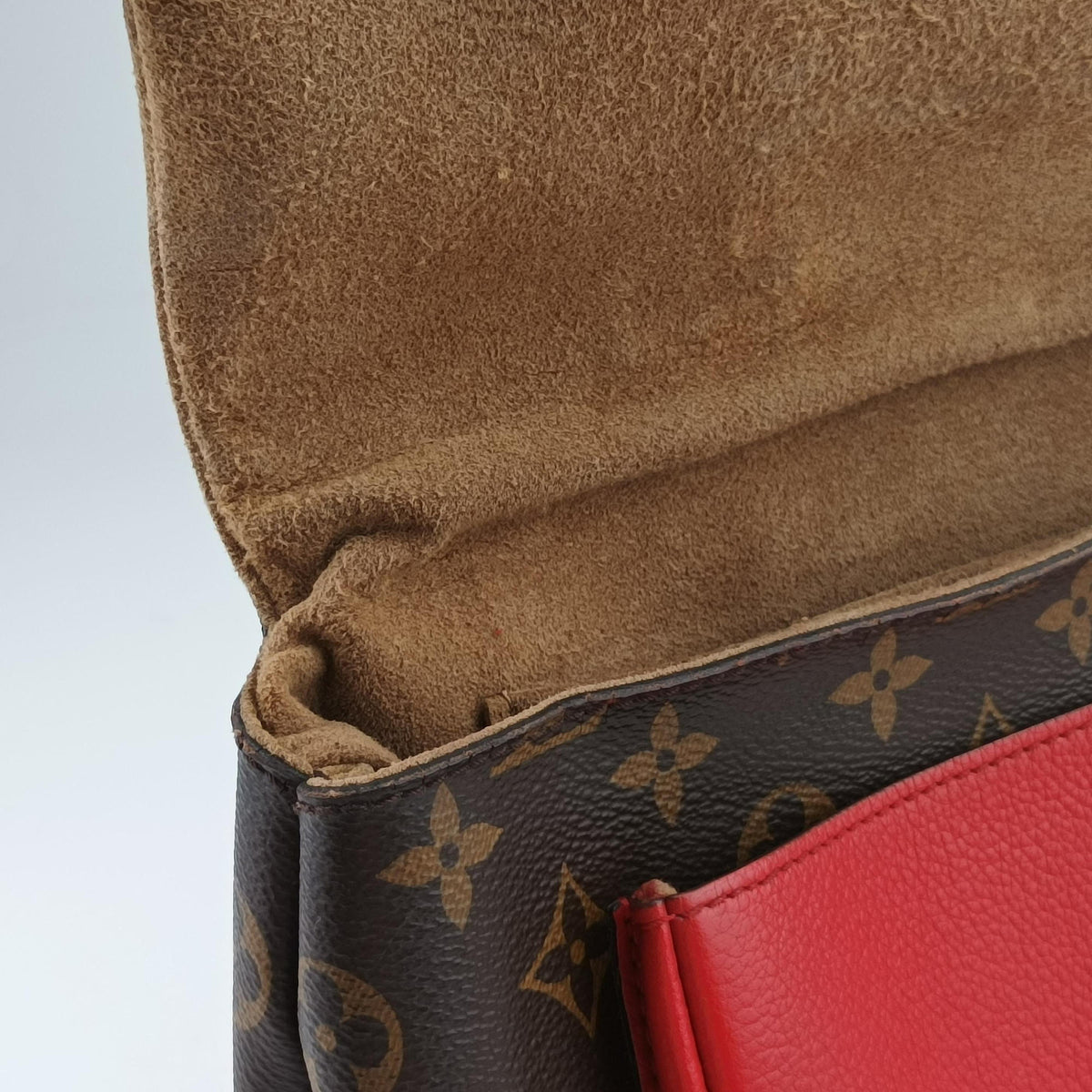 MARIGNAN Brown×COQUELICOT Monogram Canvas×calf leather M44544 AR1188マリニャン モノグラム/ブラウン×コクリコ モノグラムキャンバス×カーフレザー M44544 AR1188