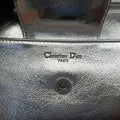 Dior double Medium Silver Leather 10-MA-0241ディオール ダブル ミディアム シルバー レザー 10-MA-0241