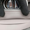 Dior double Medium Silver Leather 10-MA-0241ディオール ダブル ミディアム シルバー レザー 10-MA-0241