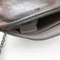 Dior double Medium Silver Leather 10-MA-0241ディオール ダブル ミディアム シルバー レザー 10-MA-0241