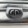 Dior double Medium Silver Leather 10-MA-0241ディオール ダブル ミディアム シルバー レザー 10-MA-0241
