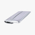 Dior double Medium Silver Leather 10-MA-0241ディオール ダブル ミディアム シルバー レザー 10-MA-0241