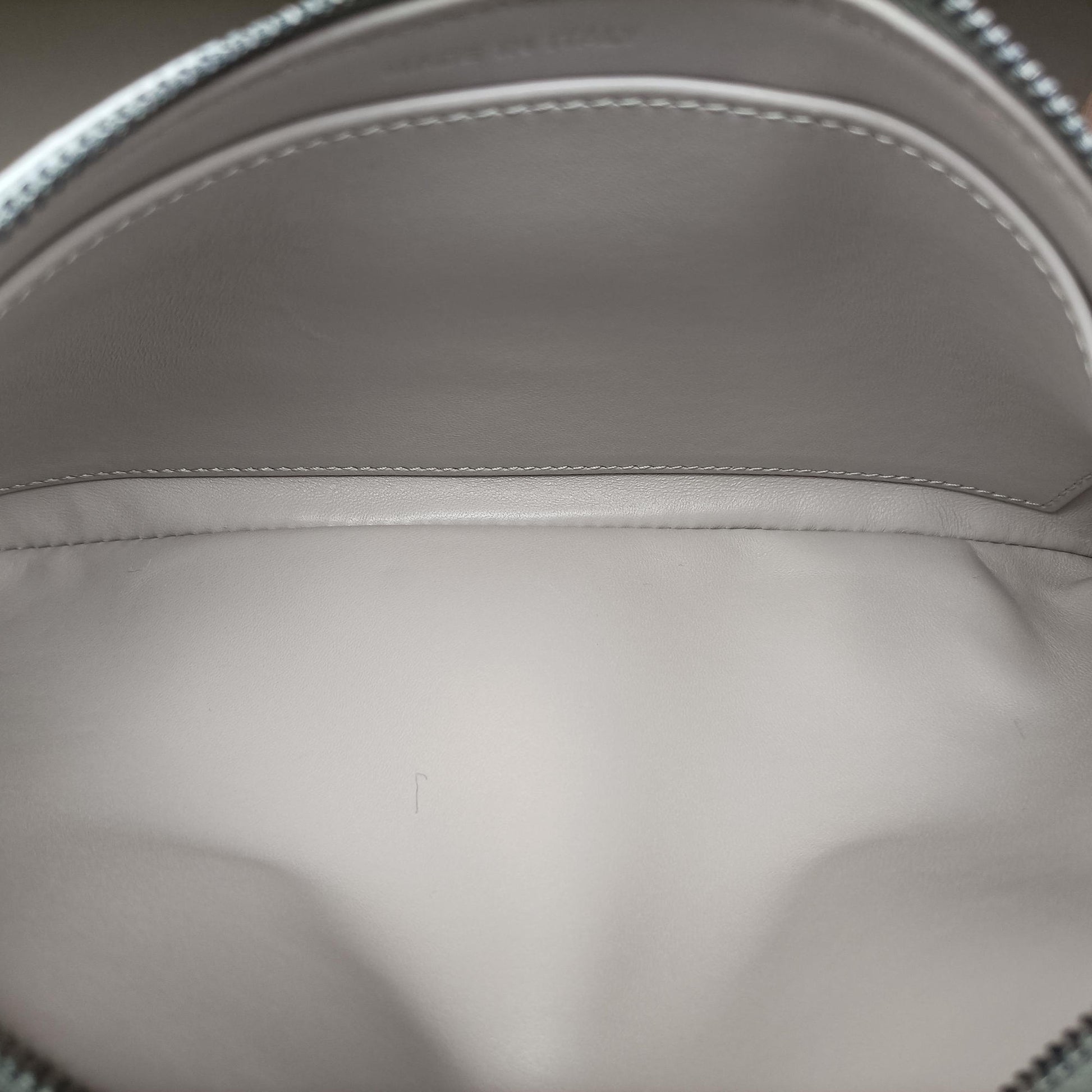 Dior double Medium Silver Leather 10-MA-0241ディオール ダブル ミディアム シルバー レザー 10-MA-0241
