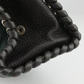 Pre-owned Fendi Selleria Lei Whipstitch Green Leather× Python  shoulderbag | stylenewstar