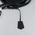 Pre-owned Fendi Selleria Lei Whipstitch Green Leather× Python  shoulderbag | stylenewstar