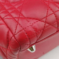Lady Dior Red lambskin 01-MA-1029レディディオール レッド ラムスキン 01-MA-1029