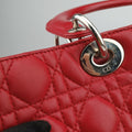 Lady Dior Red lambskin 01-MA-1029レディディオール レッド ラムスキン 01-MA-1029