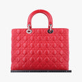 Lady Dior Red lambskin 01-MA-1029レディディオール レッド ラムスキン 01-MA-1029