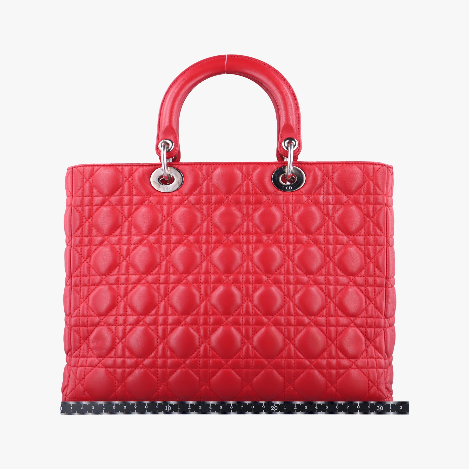 Lady Dior Red lambskin 01-MA-1029レディディオール レッド ラムスキン 01-MA-1029