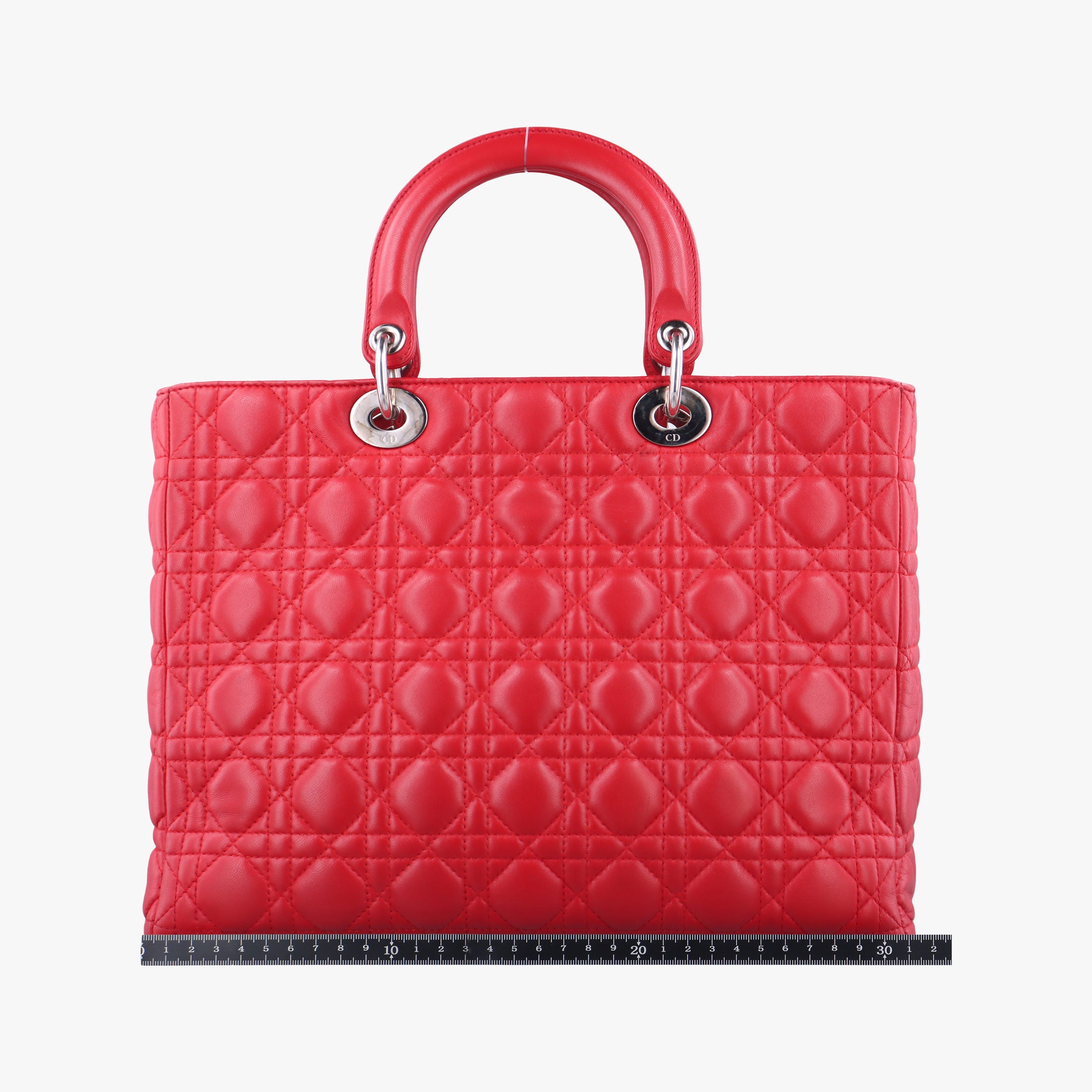 Lady Dior Red lambskin 01-MA-1029レディディオール レッド ラムスキン 01-MA-1029