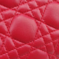 Lady Dior Red lambskin 01-MA-1029レディディオール レッド ラムスキン 01-MA-1029