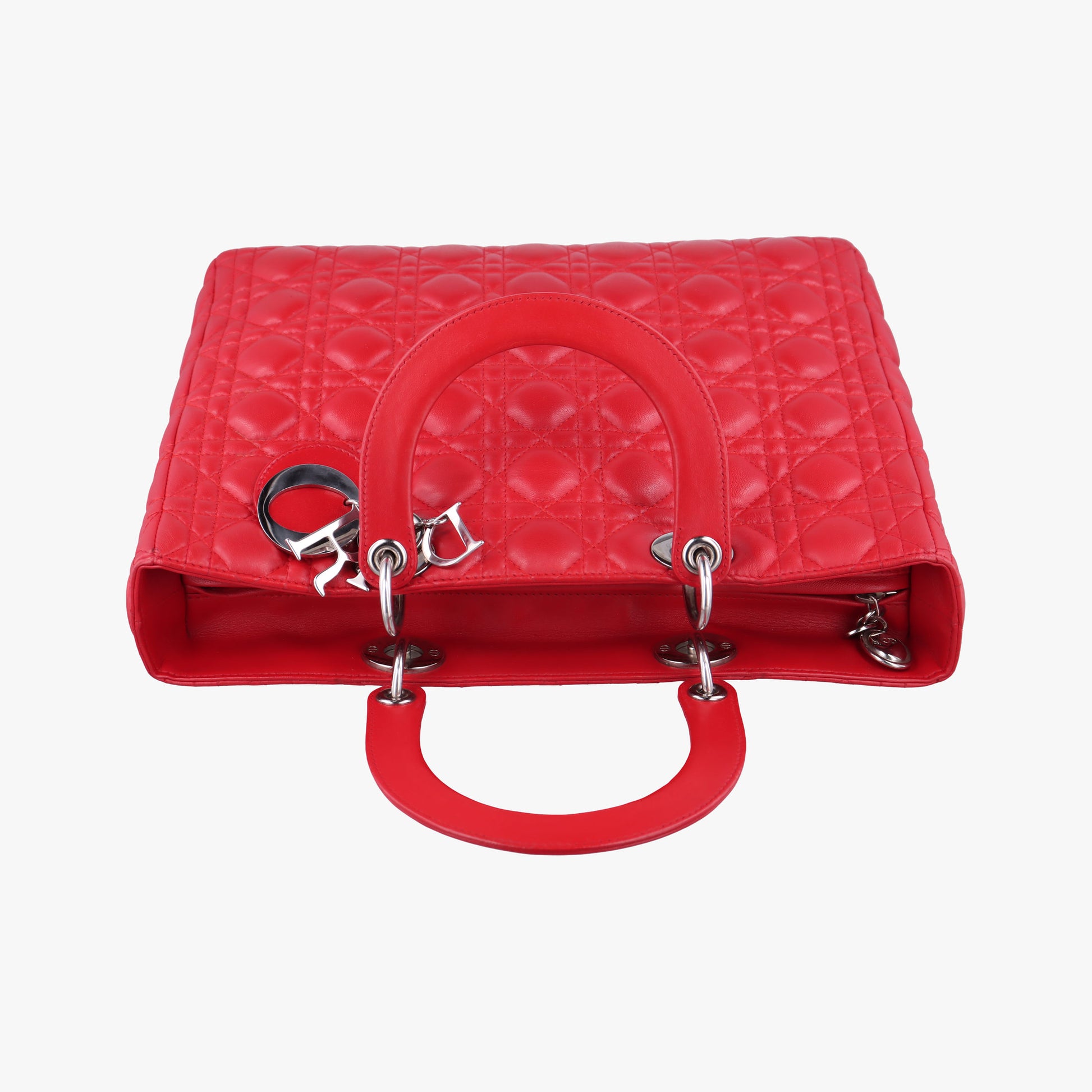 Lady Dior Red lambskin 01-MA-1029レディディオール レッド ラムスキン 01-MA-1029