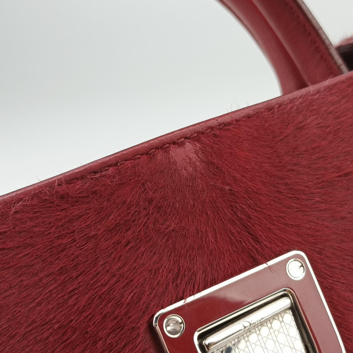 Diorever Red ponyhair 19-MA-0196ディオールエヴァー レッド ハラコ 19-MA-0196