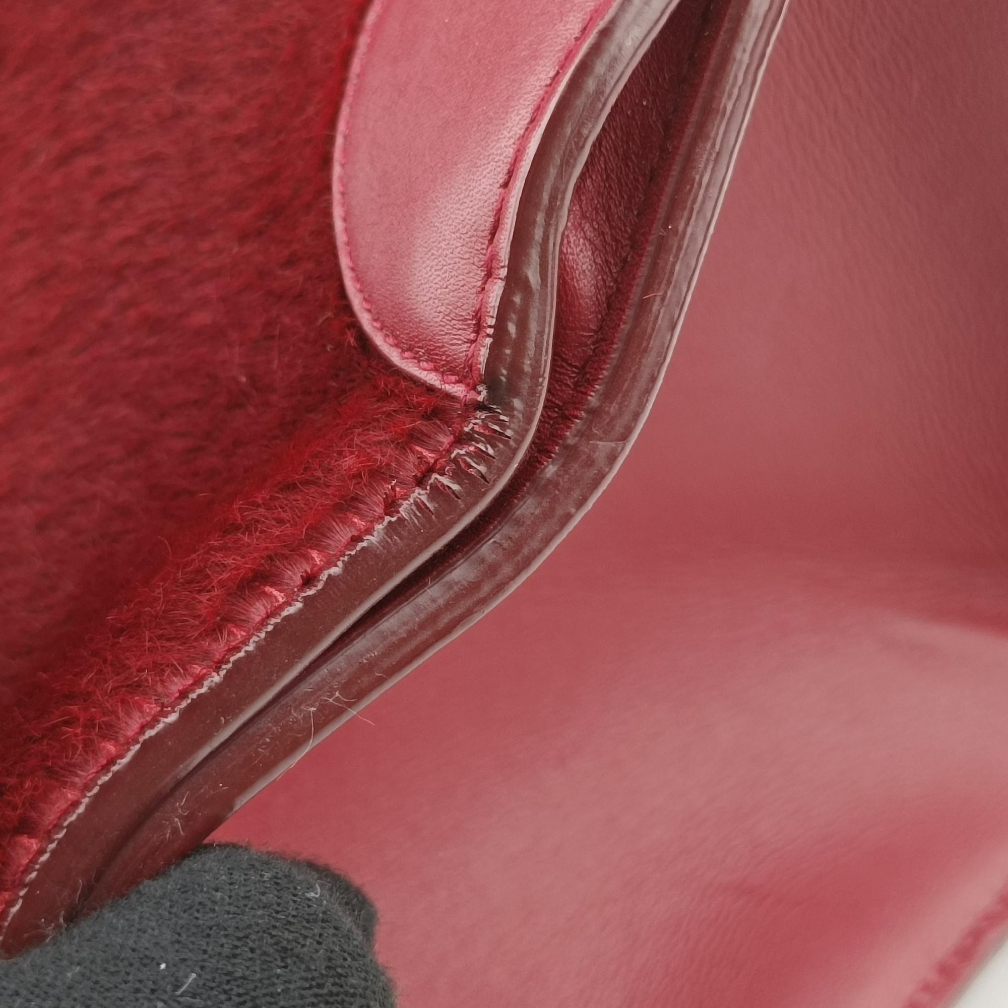 Diorever Red ponyhair 19-MA-0196ディオールエヴァー レッド ハラコ 19-MA-0196