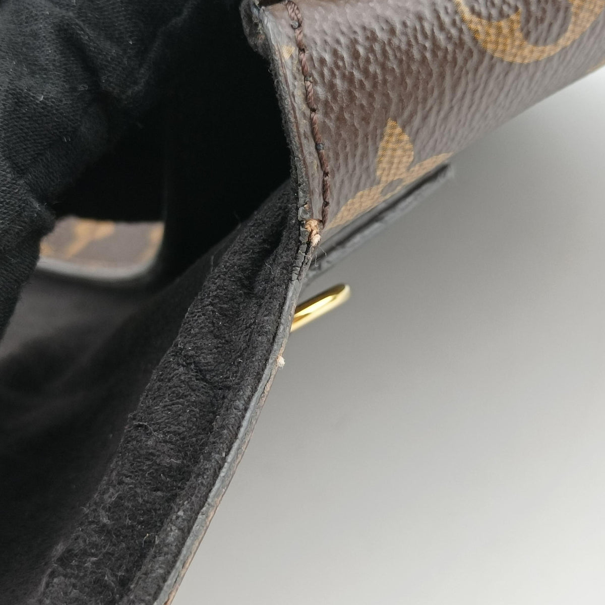 MARIGNAN brown×black Monogram Canvas×calf leather M44259 AR4188マリニャン モノグラム/ブラウン×ブラック モノグラムキャンバス×カーフレザー M44259 AR4188