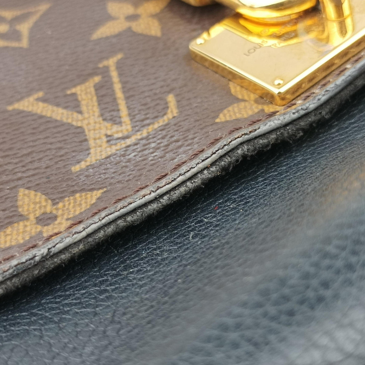 MARIGNAN brown×black Monogram Canvas×calf leather M44259 AR4188マリニャン モノグラム/ブラウン×ブラック モノグラムキャンバス×カーフレザー M44259 AR4188