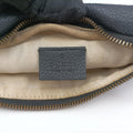 Pre-owned Gucci Print Black Leather 527792 bum bag/waist bag | stylenewstar
