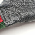 Pre-owned Gucci Print Black Leather 527792 bum bag/waist bag | stylenewstar