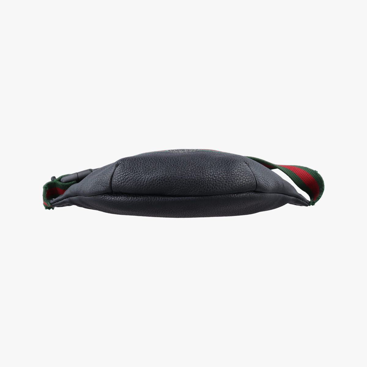 Pre-owned Gucci Print Black Leather 527792 bum bag/waist bag | stylenewstar