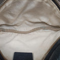 Pre-owned Gucci Print Black Leather 527792 bum bag/waist bag | stylenewstar