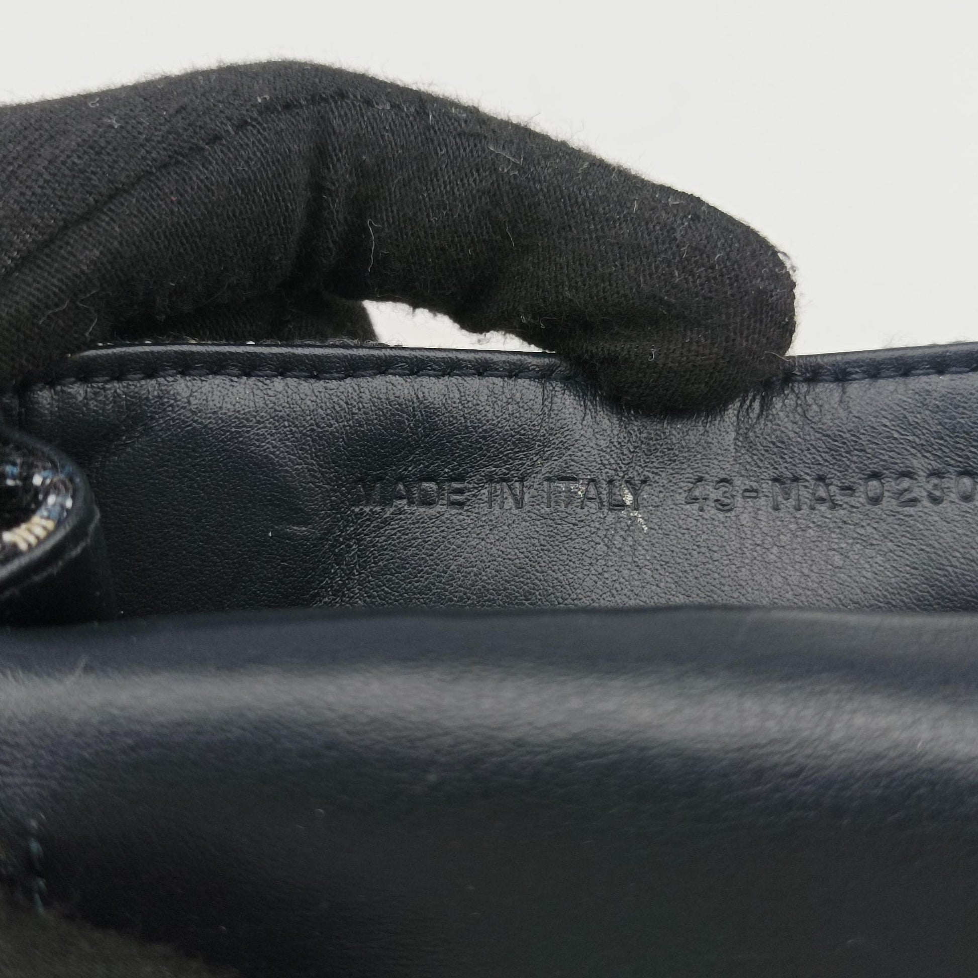 Saddle Navy×Gray jacquard 43-MA-0230サドル ネイビー×グレー ジャガード 43-MA-0230