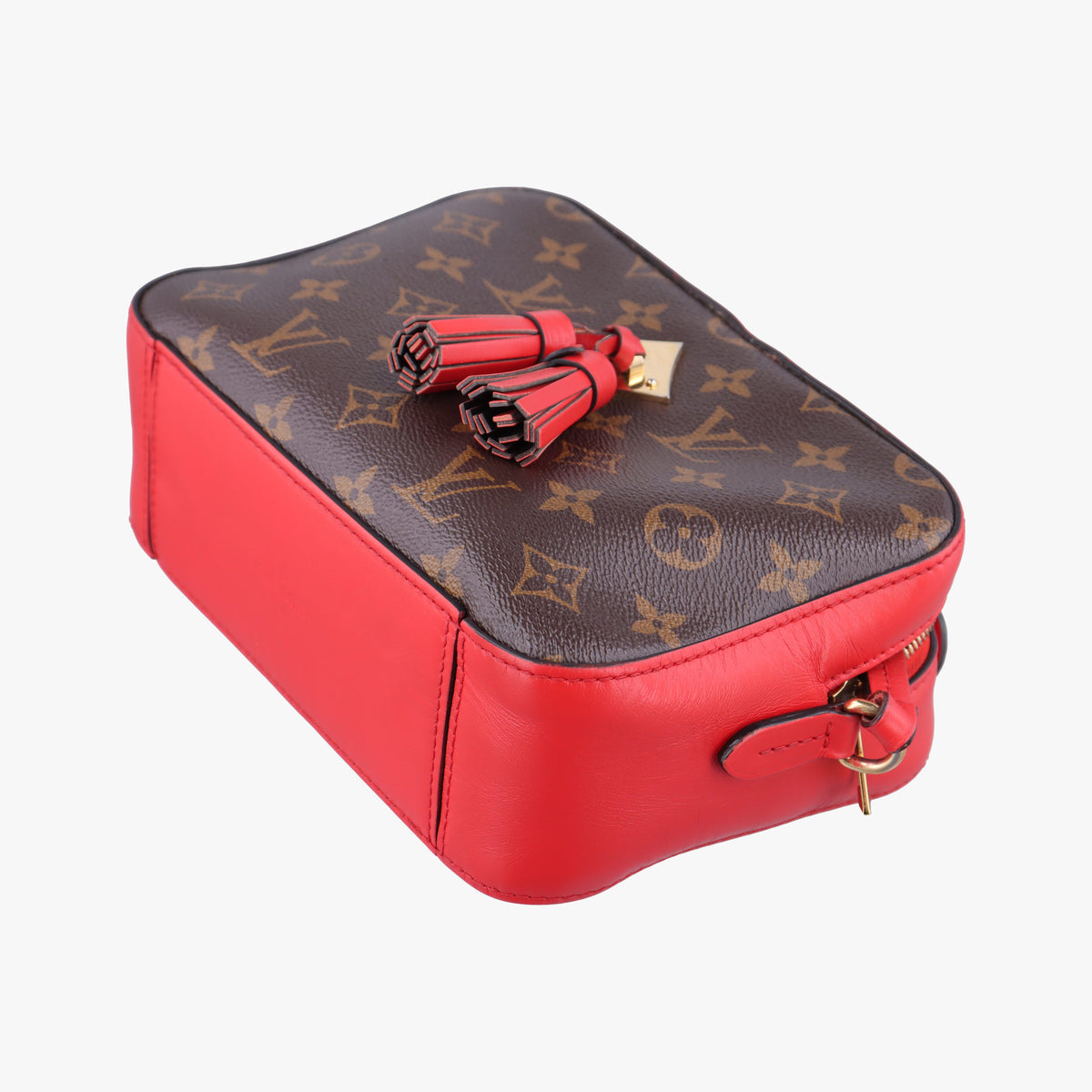 SAINTONGE brown×COQUELICOT Monogram Canvas×calf leather M43556 CA3159サントンジュ モノグラム/ブラウン×コクリコ モノグラムキャンバス×カーフレザー M43556 CA3159