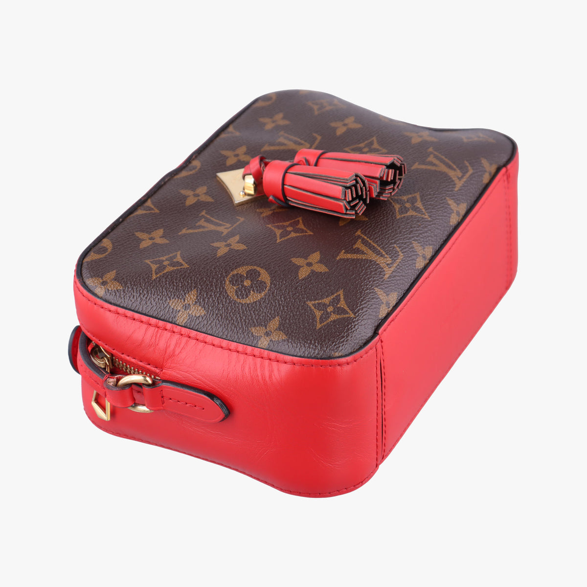 SAINTONGE brown×COQUELICOT Monogram Canvas×calf leather M43556 CA3159サントンジュ モノグラム/ブラウン×コクリコ モノグラムキャンバス×カーフレザー M43556 CA3159