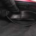Pre-owned Balenciaga Le Cagole mini Pink canvas  shoulderbag | stylenewstar