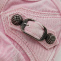 Pre-owned Balenciaga Le Cagole mini Pink canvas  shoulderbag | stylenewstar