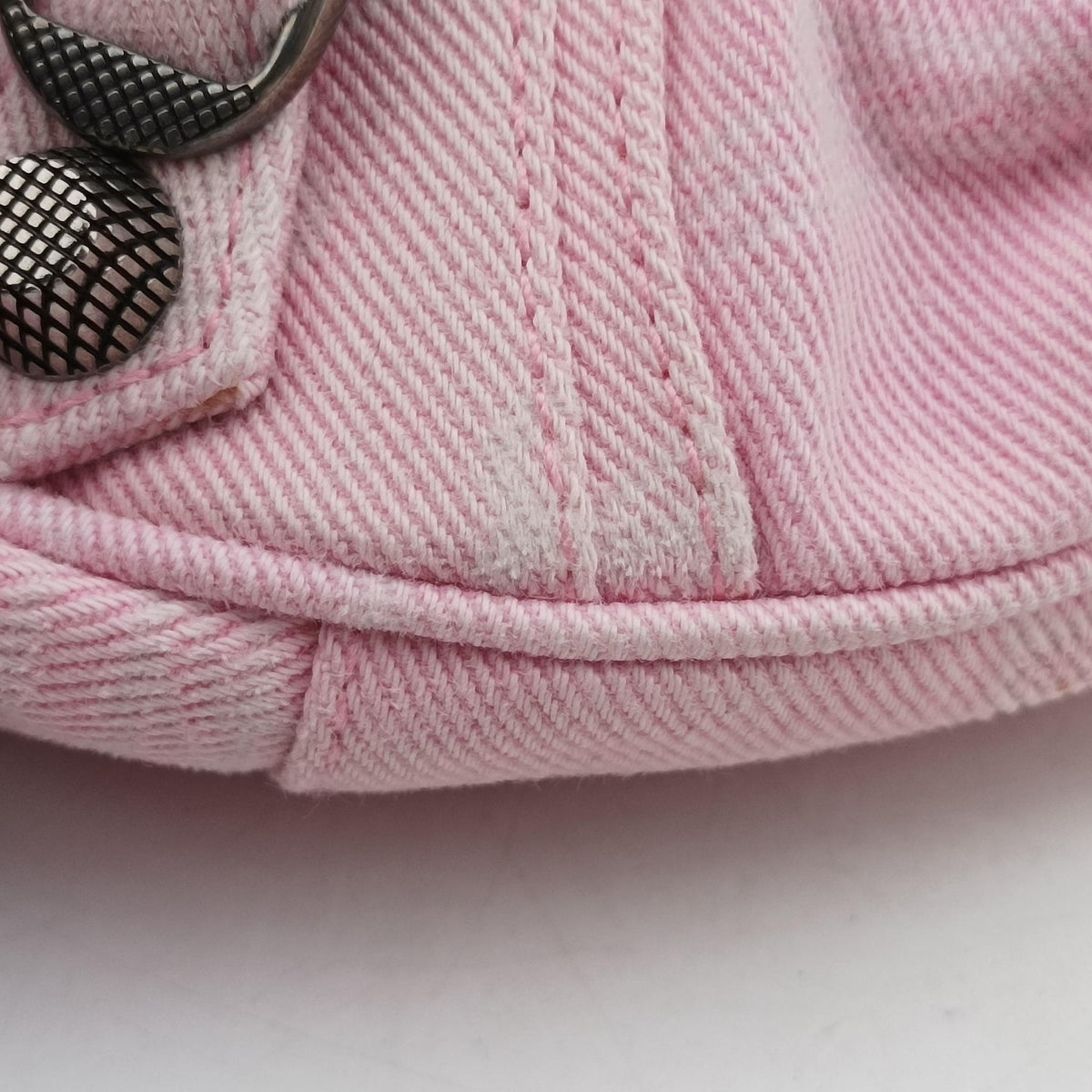 Pre-owned Balenciaga Le Cagole mini Pink canvas  shoulderbag | stylenewstar