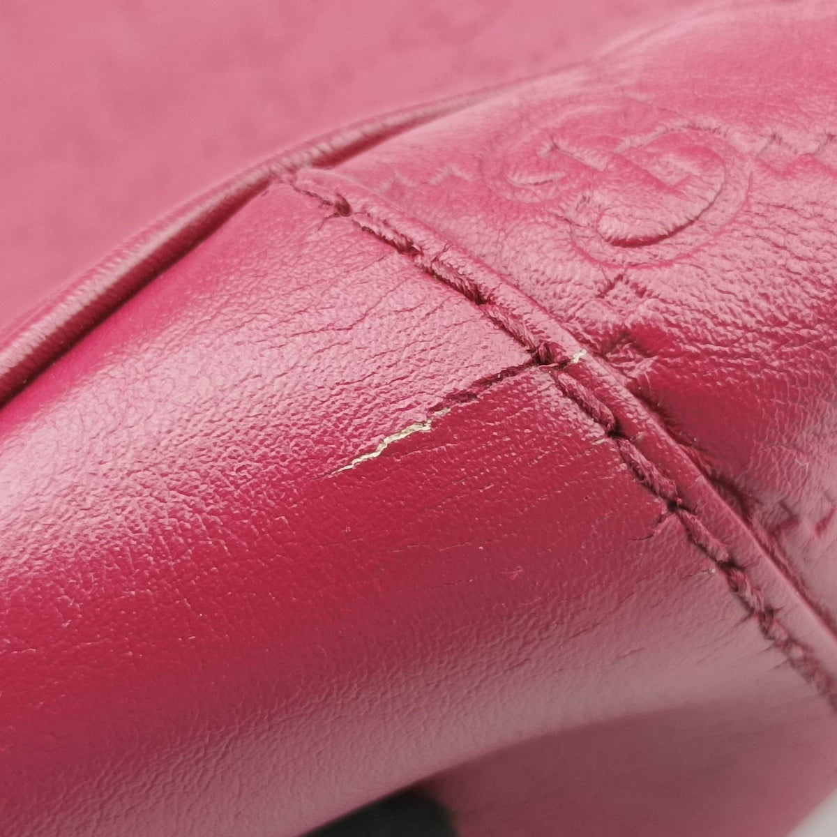 Guccissima Mayfair Rose Leather 257061 H011792691グッチシマ メイフェア ローズ レッド レザー 257061 H011792691