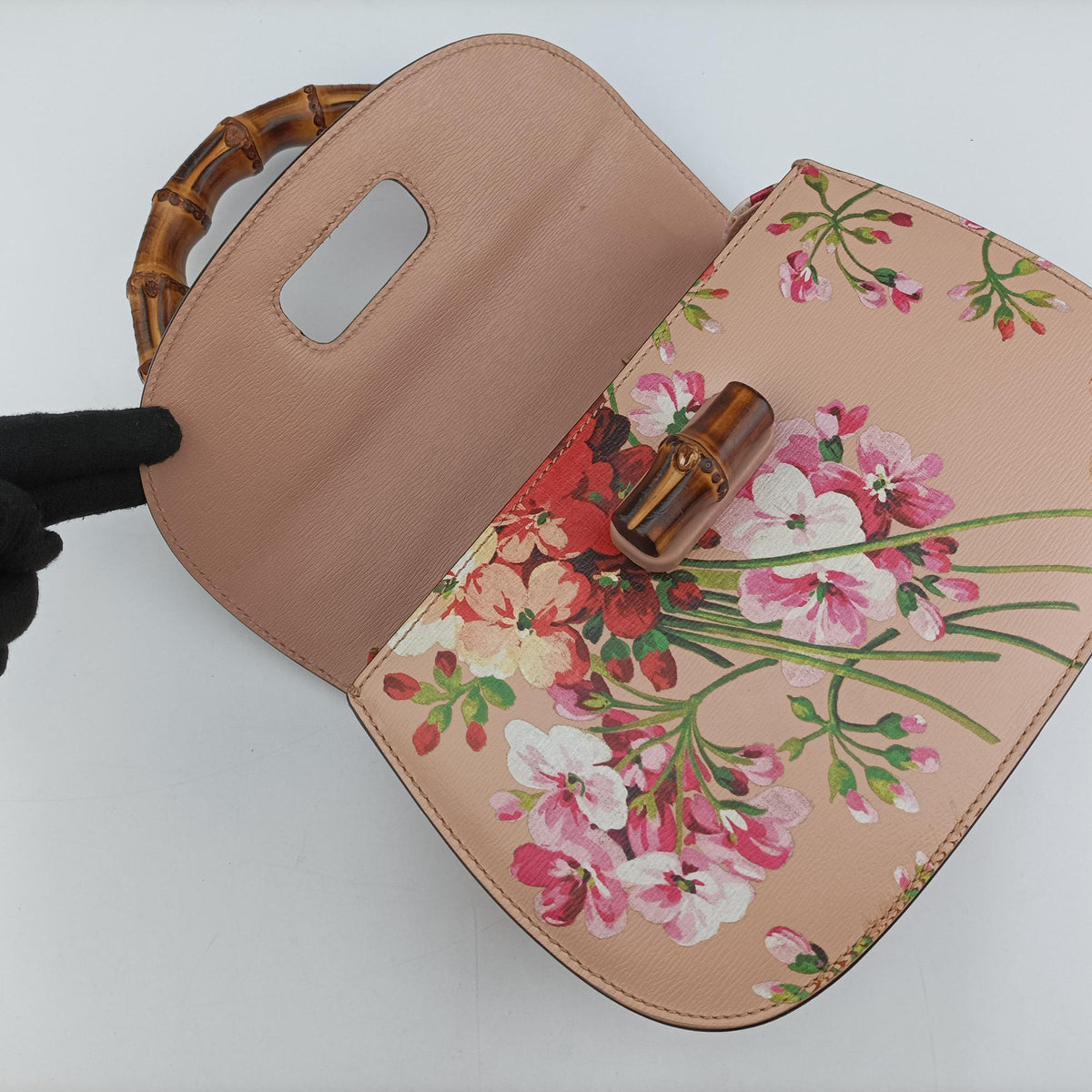 Bamboo Pink×Multicolour Leather 409398 B019498753バンブー ピンク×マルチカラー レザー 409398 B019498753