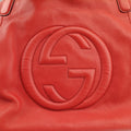 Pre-owned Gucci Soho Red Leather 282309 handbag | stylenewstar
